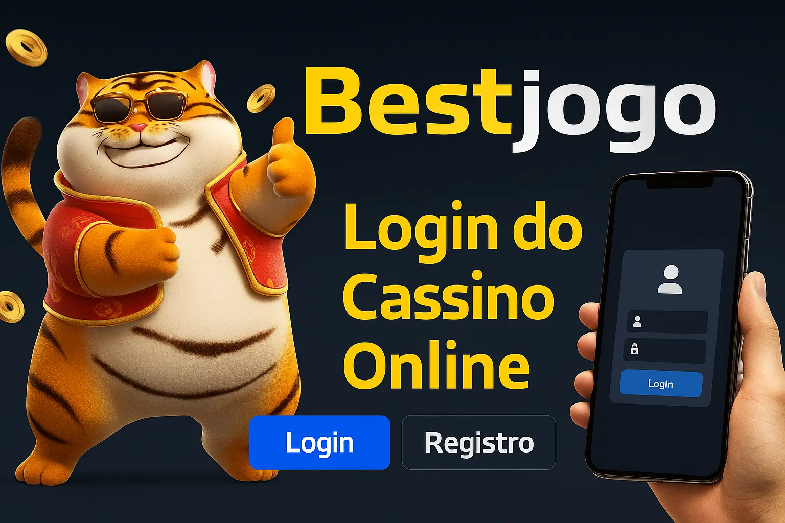 Não Perca tempo, o rRgistro na site BESTJOGO